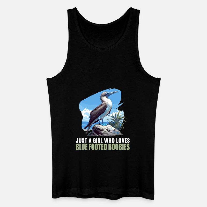 Blaufußtölpel - Männer Bio Tank Top - Schwarz