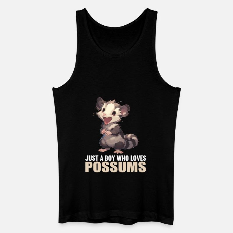 Opossum Opossums - Männer Bio Tank Top - Schwarz