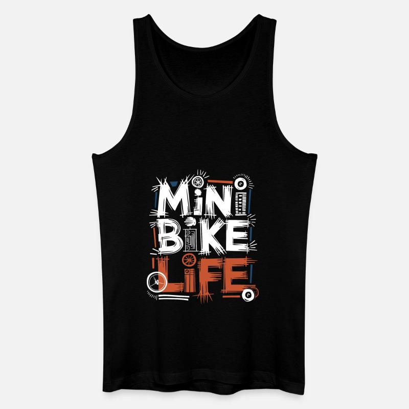 Fahrspaß mit Minibikes - Männer Bio Tank Top - Schwarz