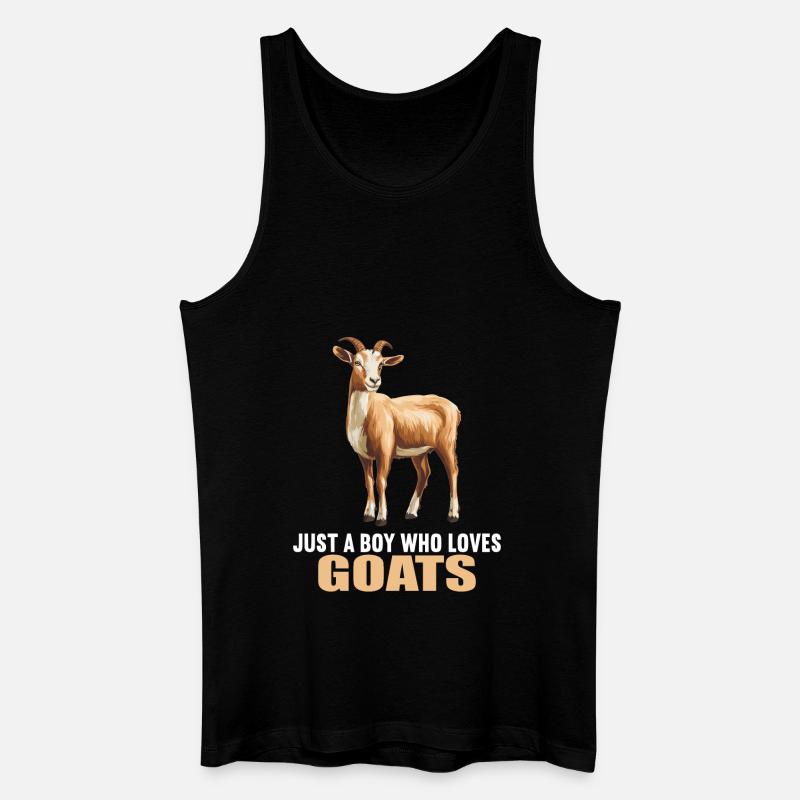 Ziegen Ziege - Männer Bio Tank Top - Schwarz