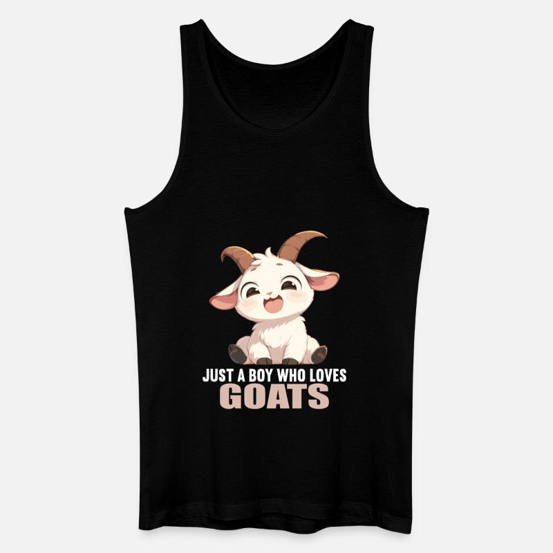 Ziegen Ziege - Männer Bio Tank Top - Schwarz
