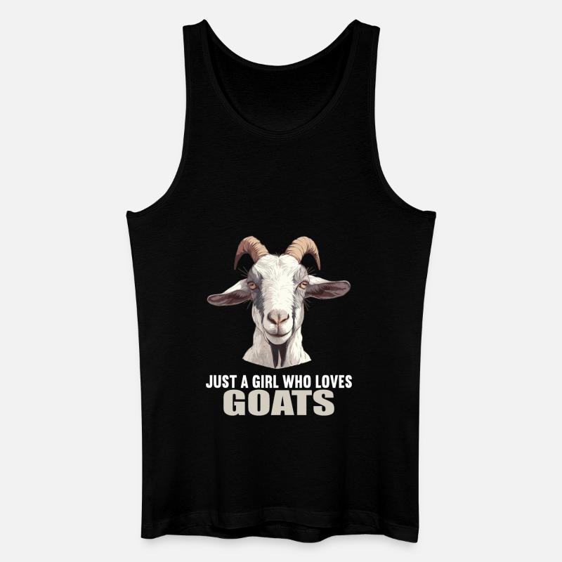 Ziegen Ziege - Männer Bio Tank Top - Schwarz
