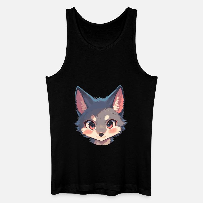 Graufüchse Graufuchs - Männer Bio Tank Top - Schwarz