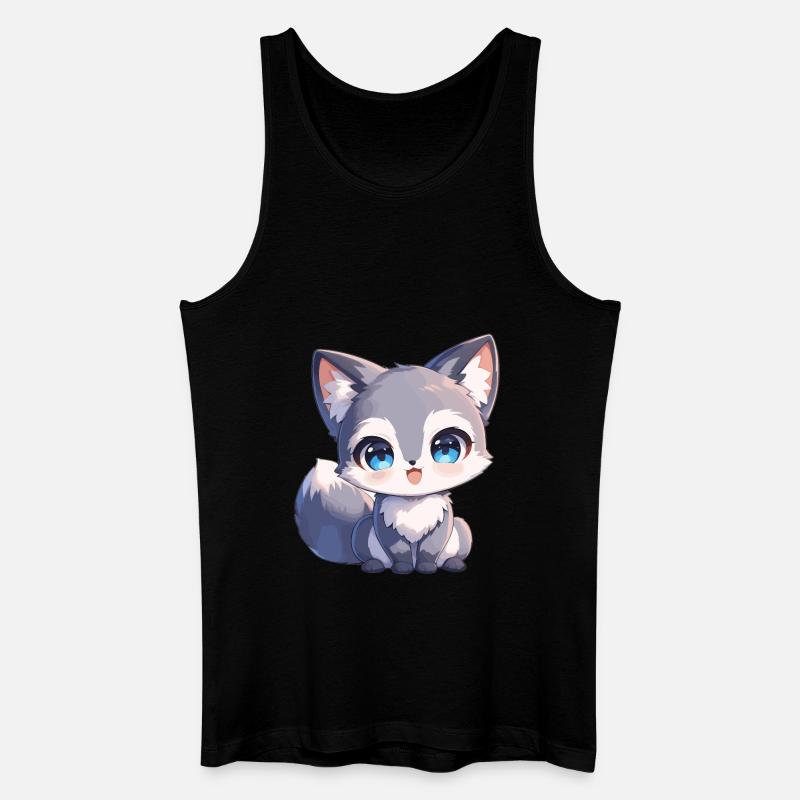 Graufüchse Graufuchs - Männer Bio Tank Top - Schwarz