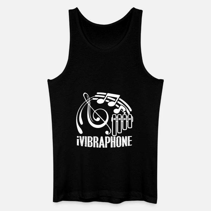 Vibraphone Funny Vibraphone - Men’s Organic Tank Top - black