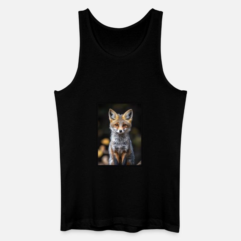 Graufüchse Graufuchs - Männer Bio Tank Top - Schwarz