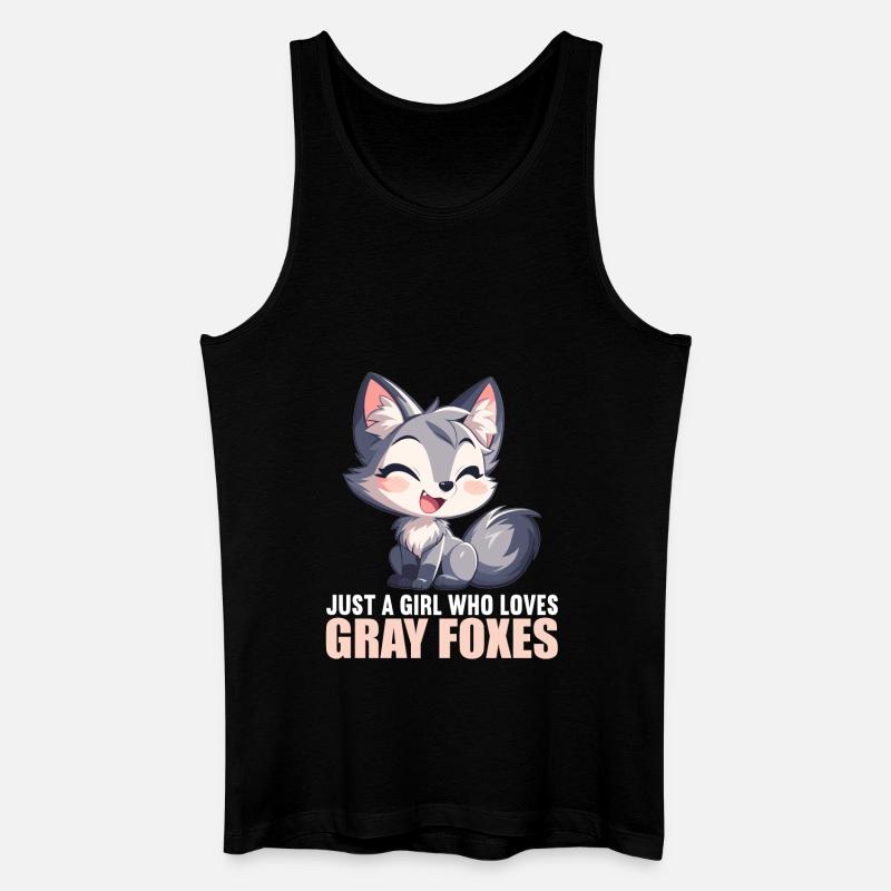 Graufüchse Graufuchs - Männer Bio Tank Top - Schwarz
