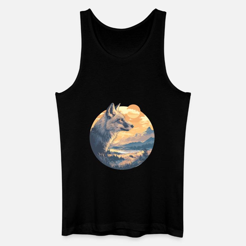 Graufüchse Graufuchs - Männer Bio Tank Top - Schwarz