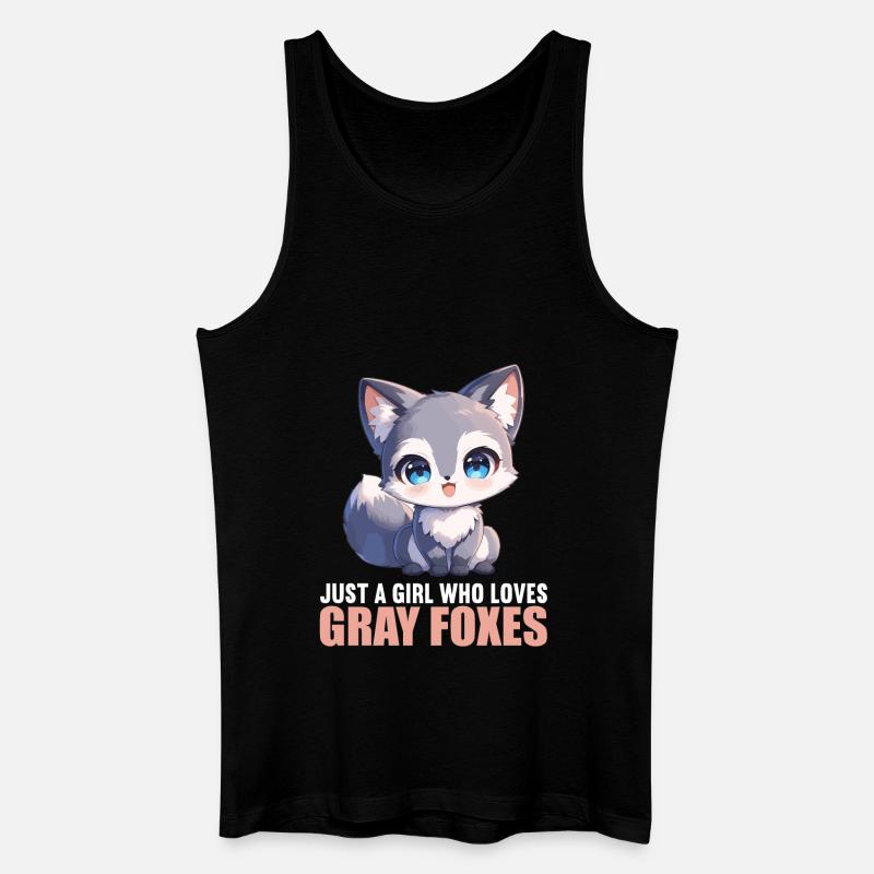 Graufüchse Graufuchs - Männer Bio Tank Top - Schwarz