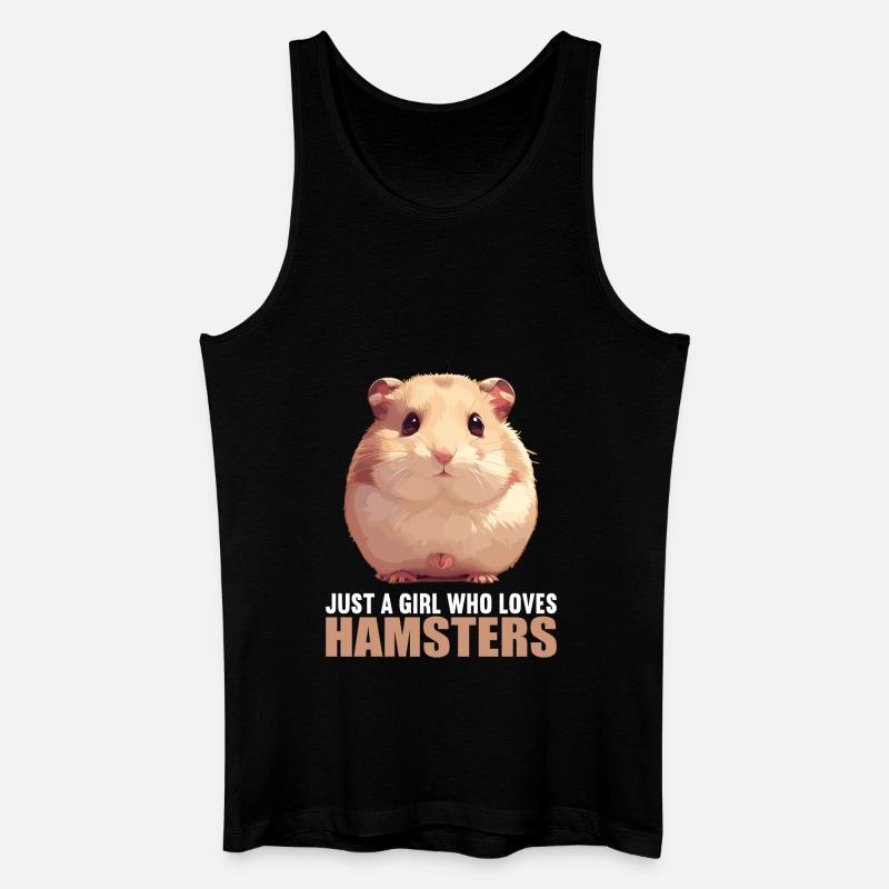 Hamster - Männer Bio Tank Top - Schwarz