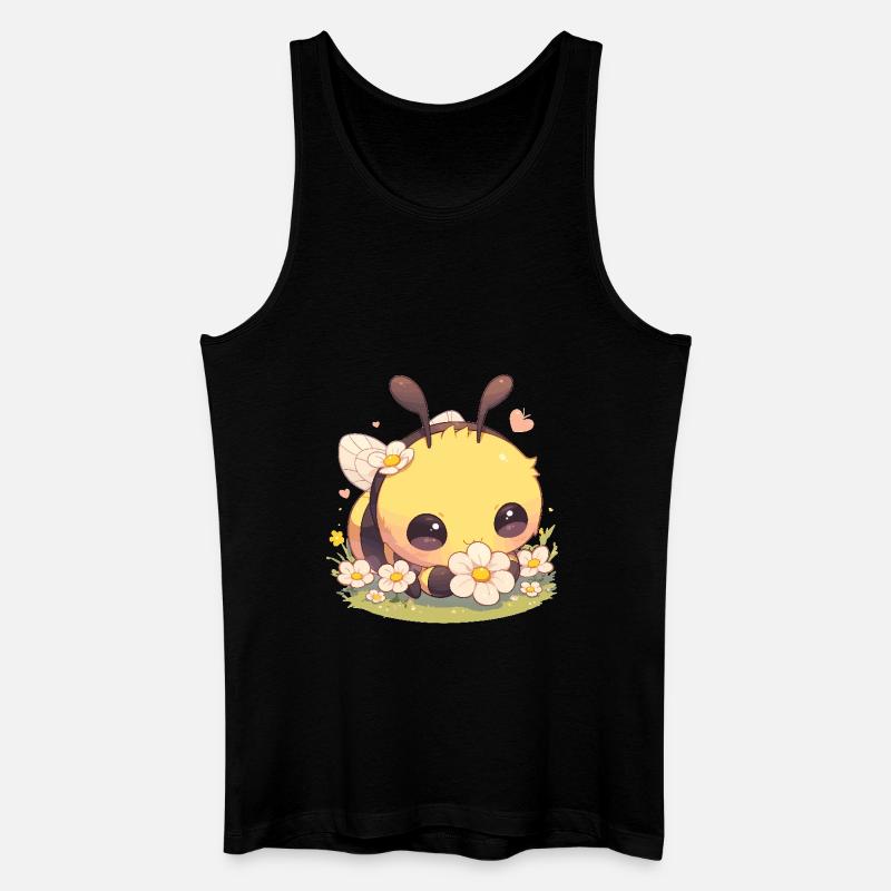 Bienen Biene - Männer Bio Tank Top - Schwarz