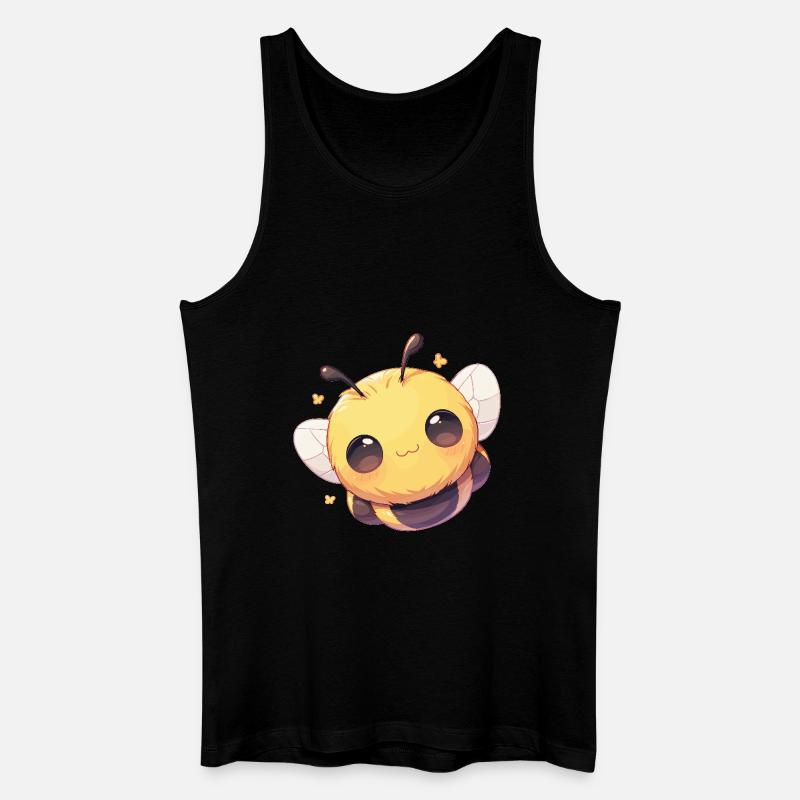 Bienen Biene - Männer Bio Tank Top - Schwarz