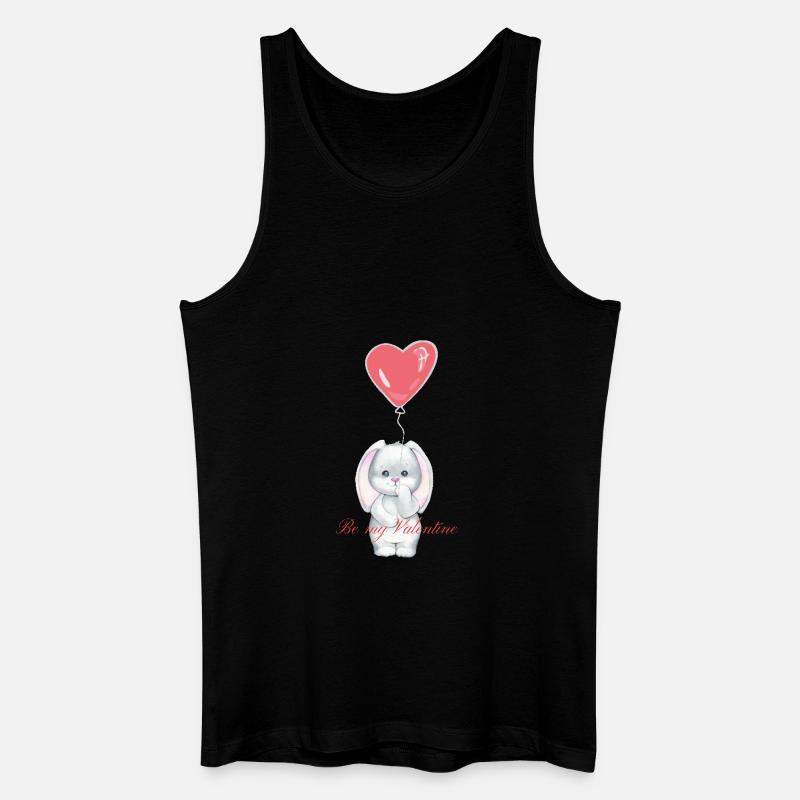 Be My Valentine - Männer Bio Tank Top - Schwarz