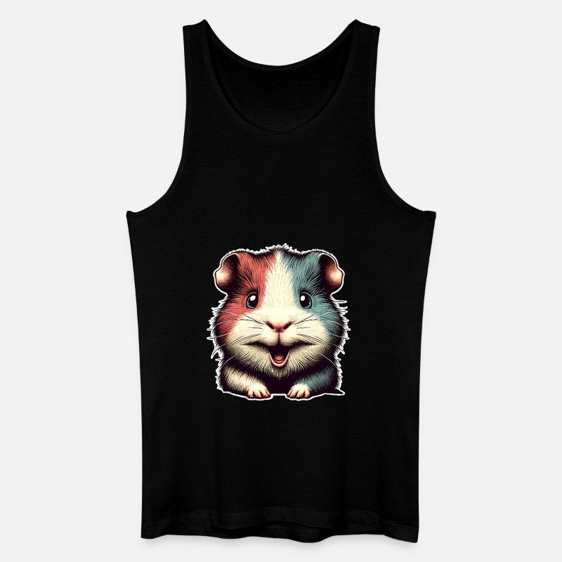 Hamster - Männer Bio Tank Top - Schwarz