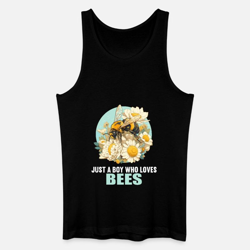 Bees Bee - Men’s Organic Tank Top - black