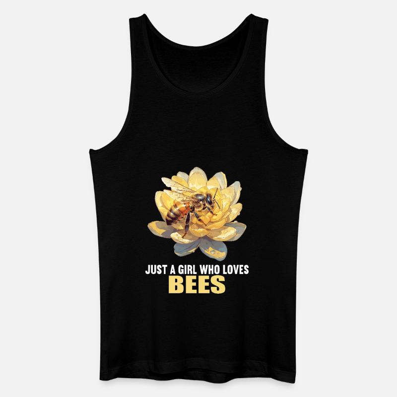 Bienen Biene - Männer Bio Tank Top - Schwarz