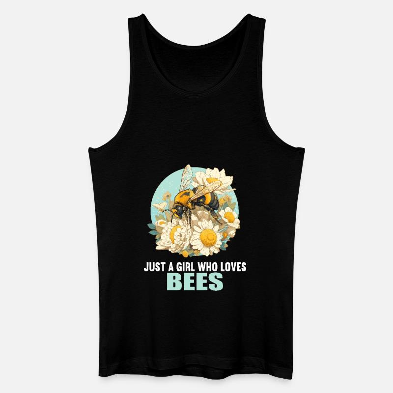 Bees Bee - Men’s Organic Tank Top - black