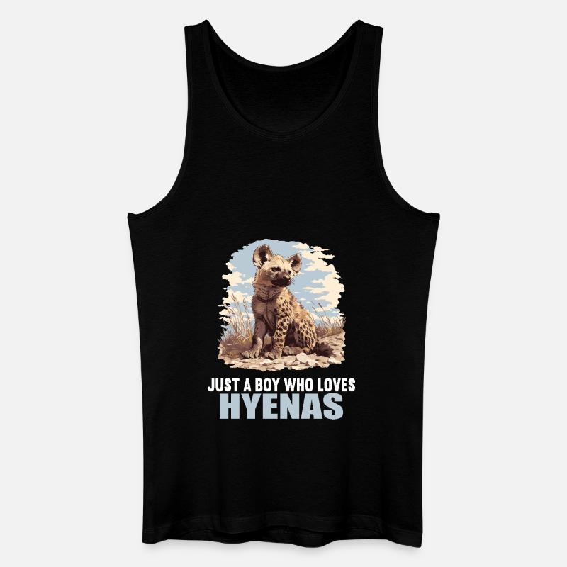 Hyänen Hyäne - Männer Bio Tank Top - Schwarz