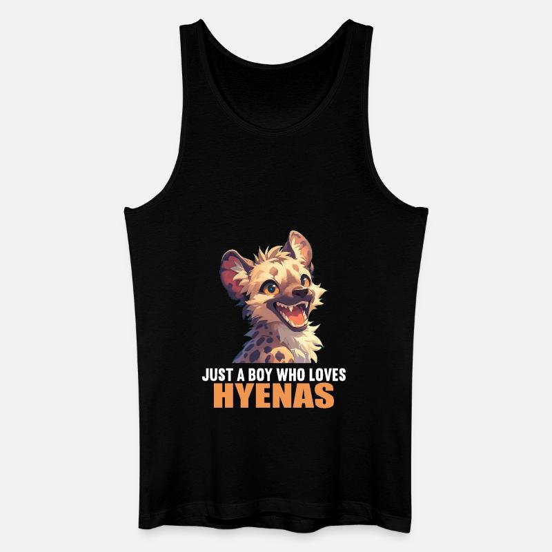 Hyänen Hyäne - Männer Bio Tank Top - Schwarz