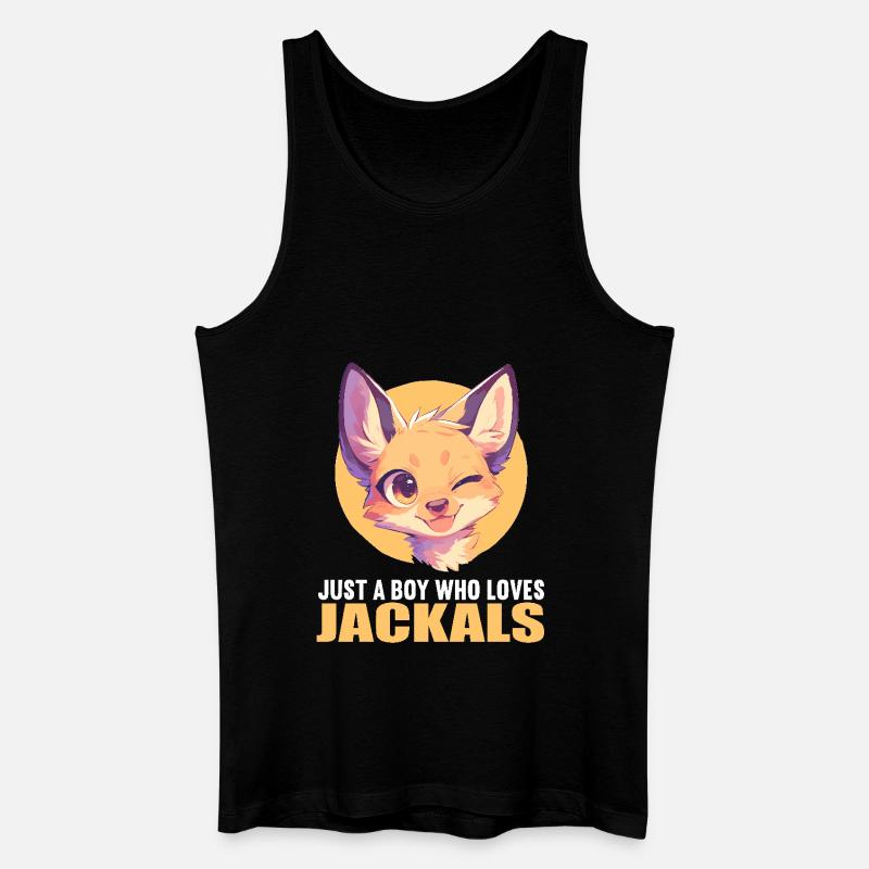 Schakale Schakal - Männer Bio Tank Top - Schwarz