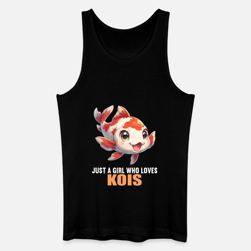 Kois Koi Karpfen - Männer Bio Tank Top - Schwarz