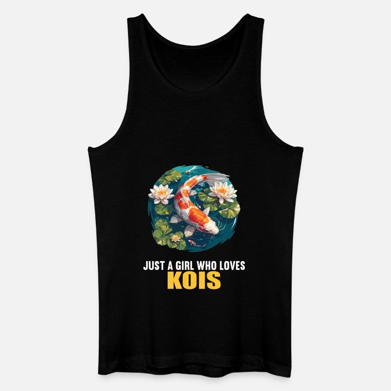 Kois Koi Karpfen - Männer Bio Tank Top - Schwarz