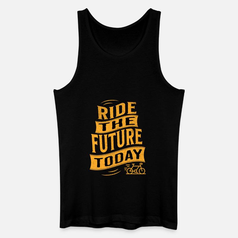 E-Bike E-Biker - Männer Bio Tank Top - Schwarz