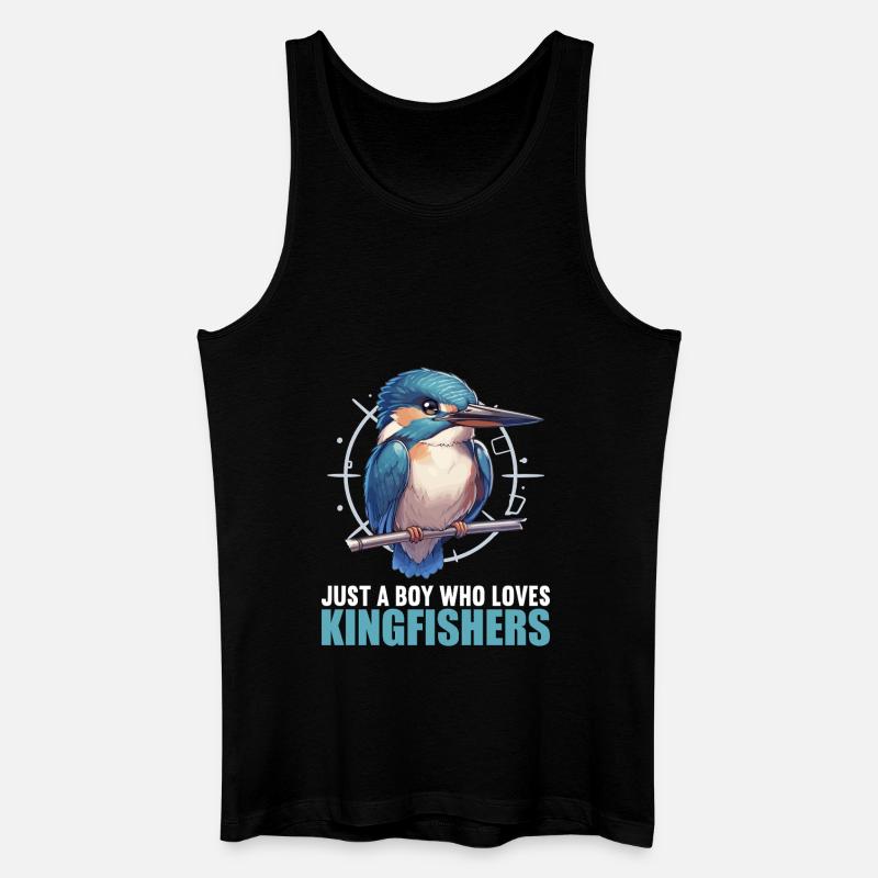 Eisvögel Eisvogel - Männer Bio Tank Top - Schwarz