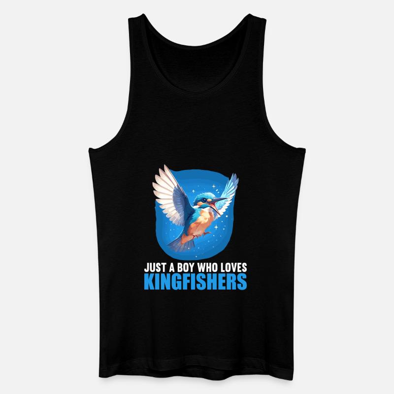 Eisvögel Eisvogel - Männer Bio Tank Top - Schwarz
