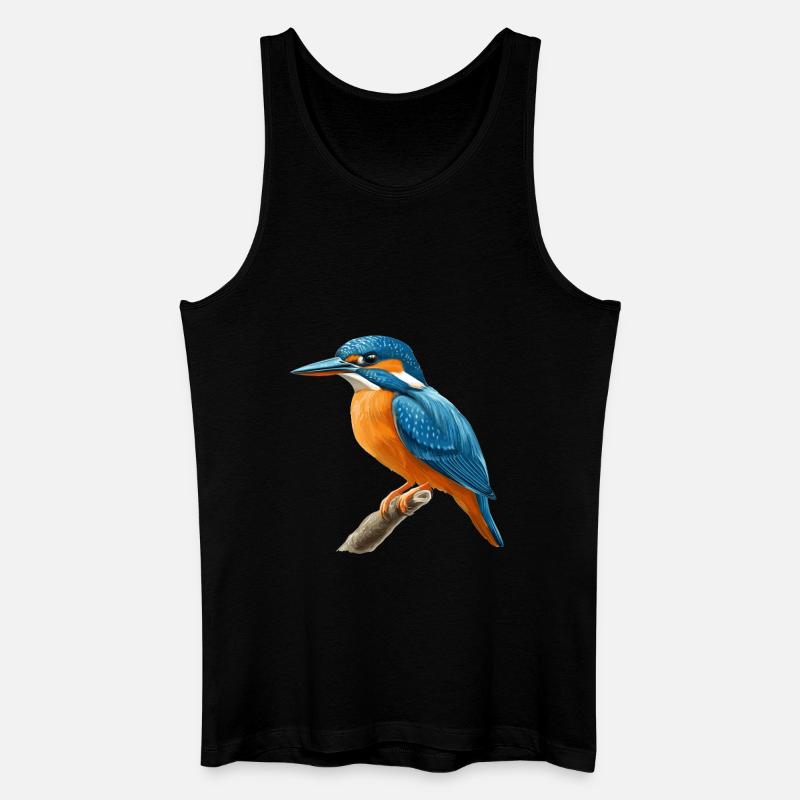 Eisvögel Eisvogel - Männer Bio Tank Top - Schwarz