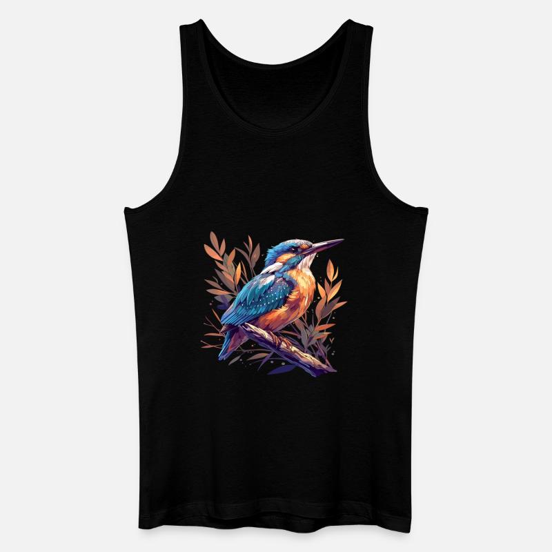 Eisvögel Eisvogel - Männer Bio Tank Top - Schwarz