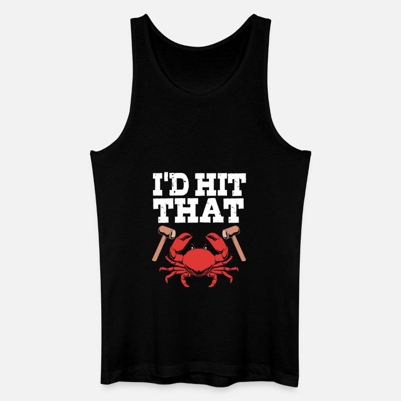 Krabbe - Männer Bio Tank Top - Schwarz