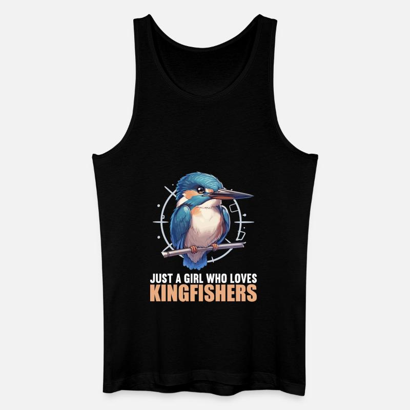 Eisvögel Eisvogel - Männer Bio Tank Top - Schwarz