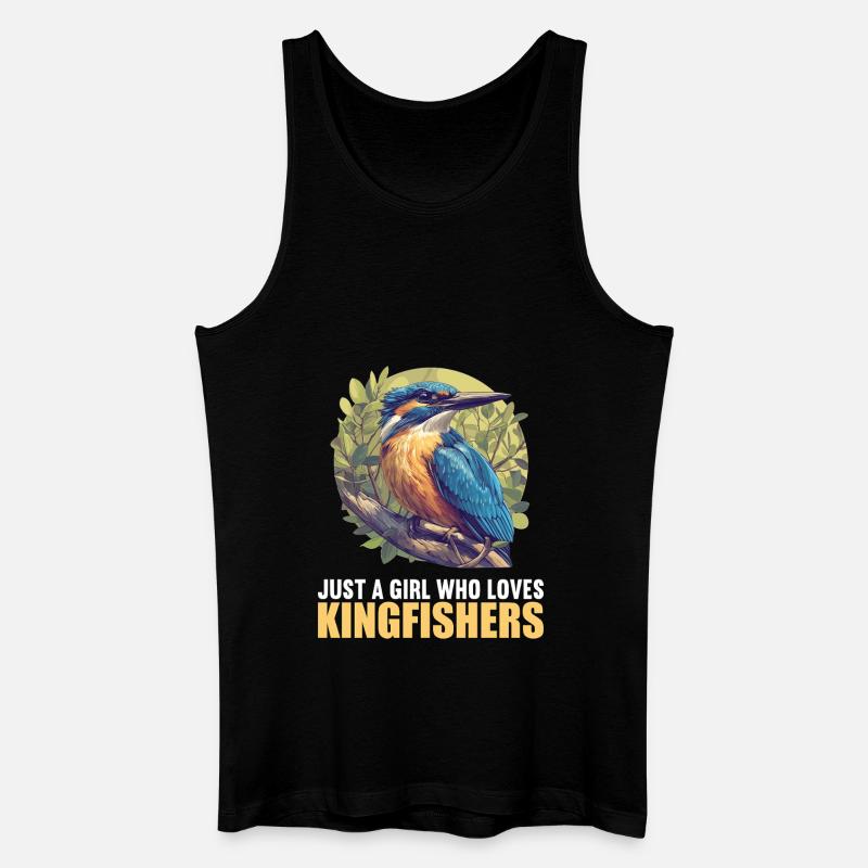 Eisvögel Eisvogel - Männer Bio Tank Top - Schwarz