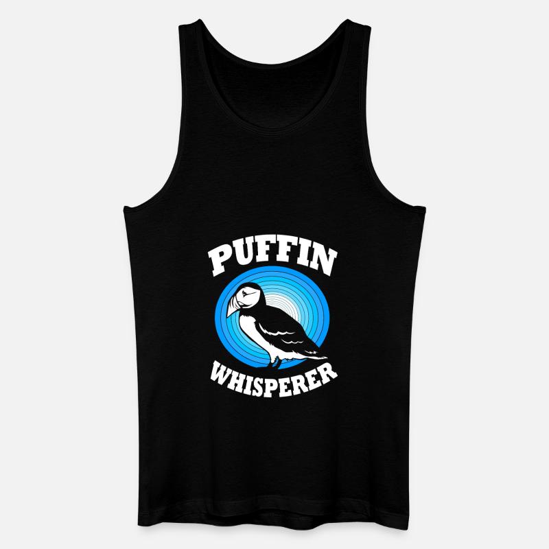 Papageientaucher Puffin - Men’s Organic Tank Top - black
