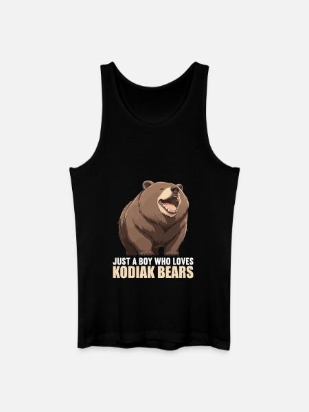 Kodiak Bear Kodiak Bear - Men’s Organic Tank Top - black