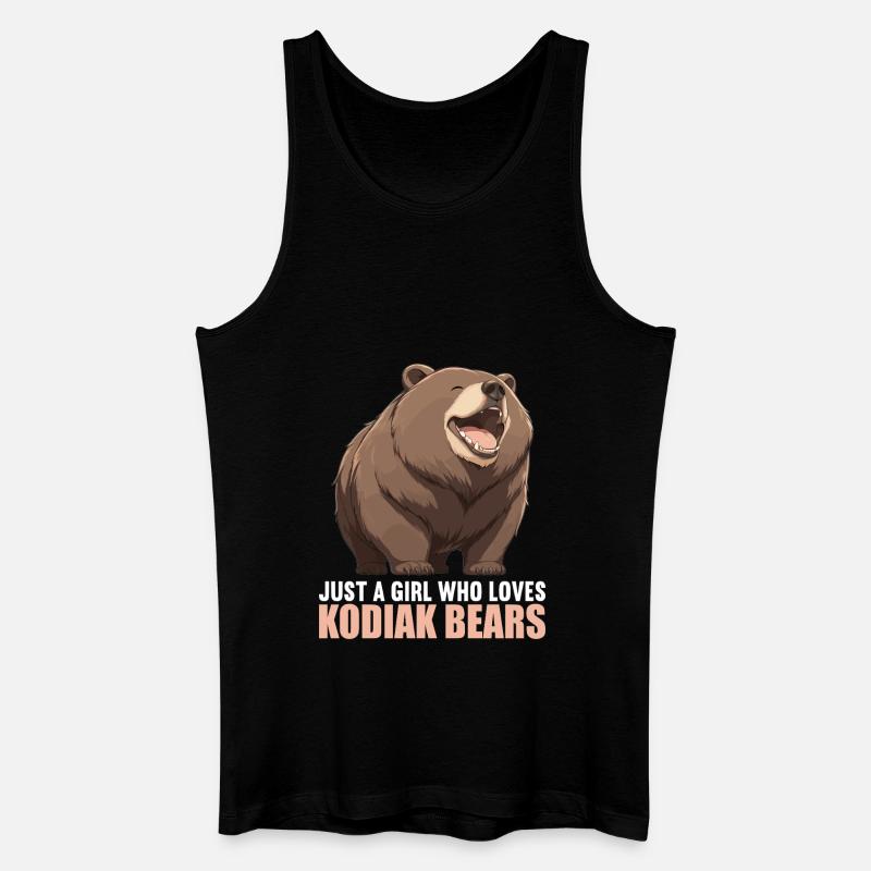 Kodiakbären Kodiakbär - Männer Bio Tank Top - Schwarz