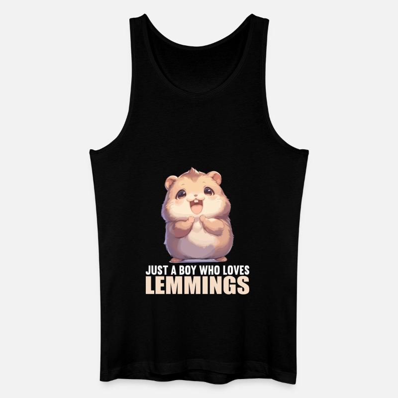 Lemminge Lemming - Männer Bio Tank Top - Schwarz