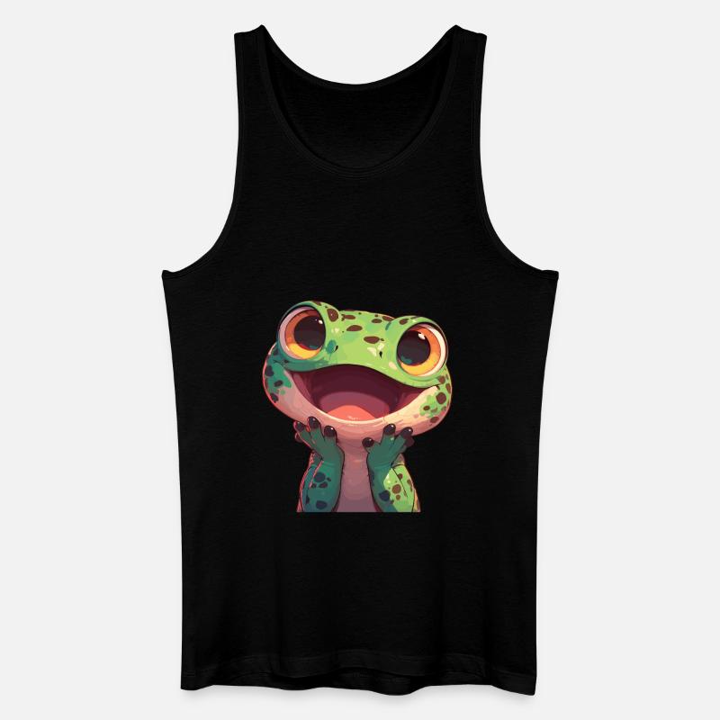 Eidechsen Eidechse - Männer Bio Tank Top - Schwarz