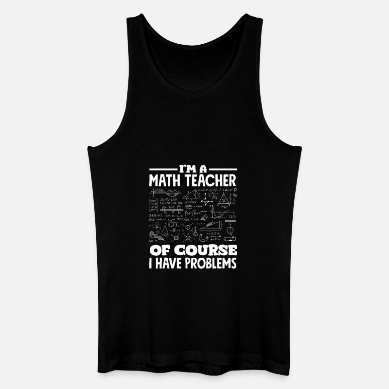 Math Teacher Math Gift - Men’s Organic Tank Top - black