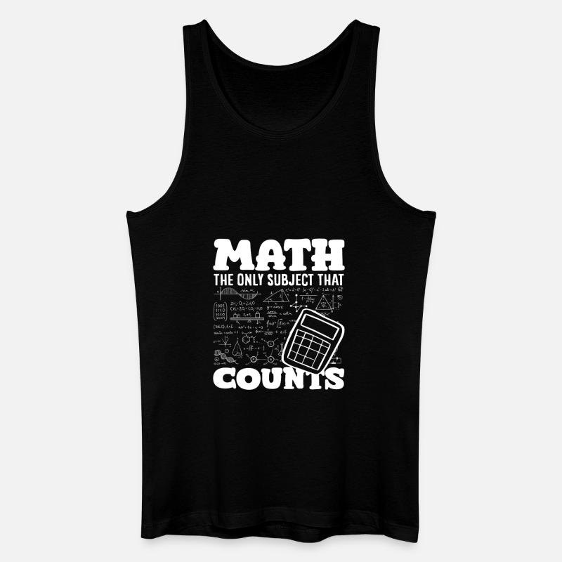 Math Teacher Math Gift - Men’s Organic Tank Top - black