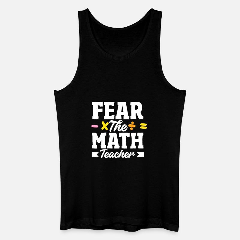 Math Teacher Math Gift - Men’s Organic Tank Top - black