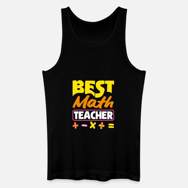 Math Teacher Math Gift - Men’s Organic Tank Top - black