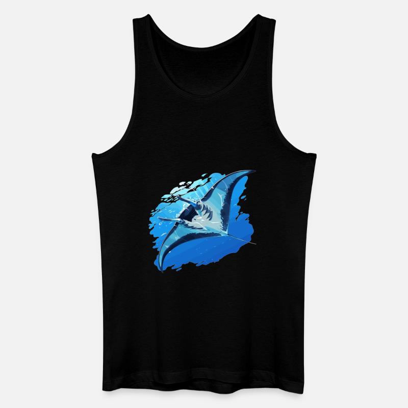 Manta Rays Manta Rays - Men’s Organic Tank Top - black