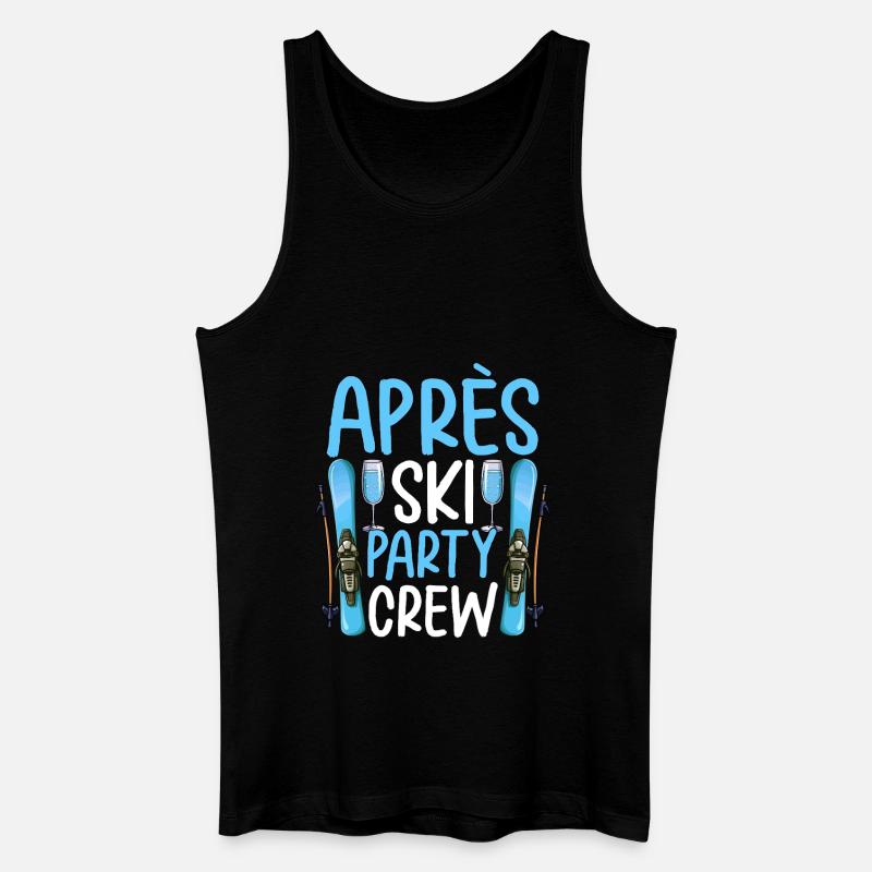 Apres Ski Party Crew - Männer Bio Tank Top - Schwarz