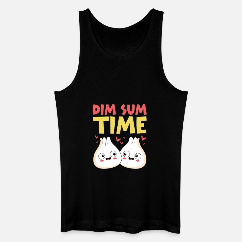Dim Sum - Männer Bio Tank Top - Schwarz
