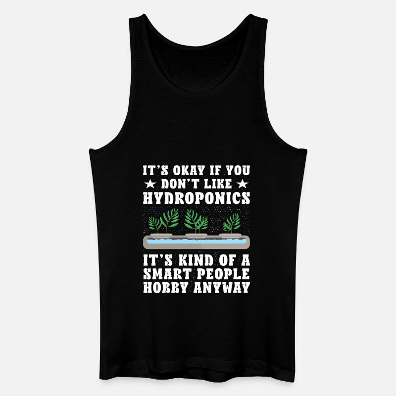 Hydroponik - Männer Bio Tank Top - Schwarz