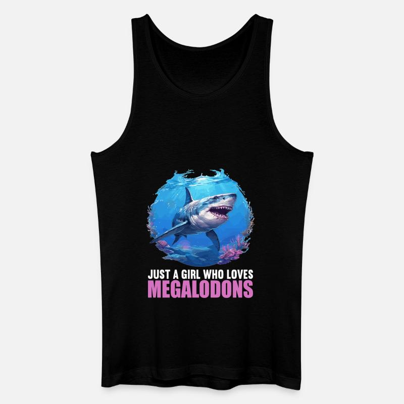 Megalodons Megalodon - Männer Bio Tank Top - Schwarz