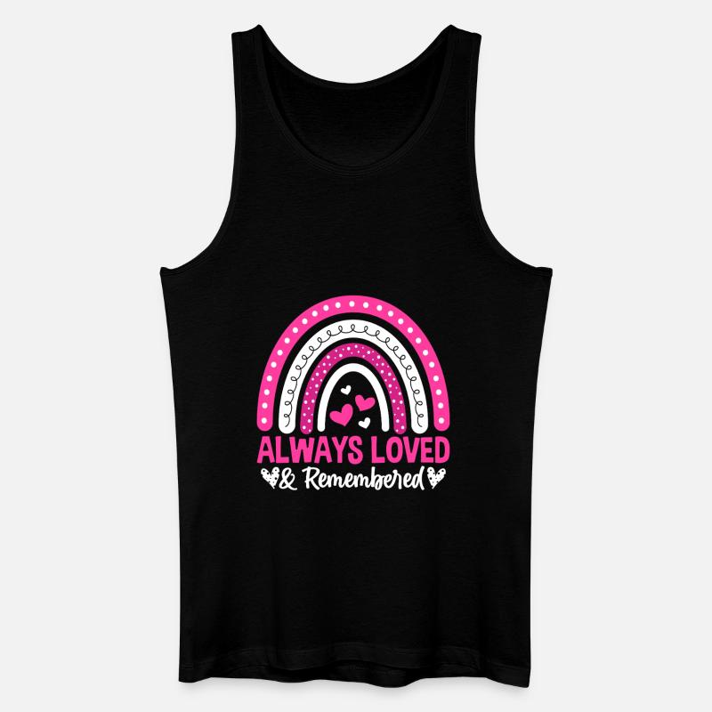 Always Loved and Remembered - Männer Bio Tank Top - Schwarz