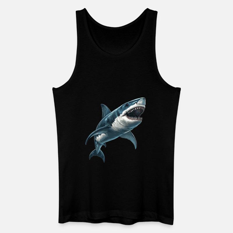 Requins Requin - Débardeur bio Homme - noir